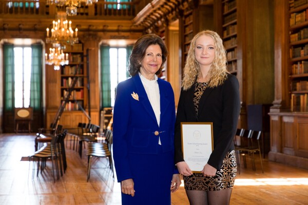 Drottning Silvia och Michelle Ena Yanan Li 170419 2