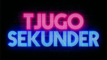 20 sekunder på svart bakgrund