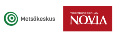 Skogcentralens och Novias logo