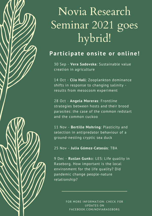 NOVIA Research Seminar