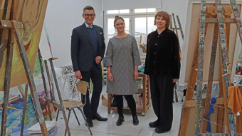 Örjan Andersson, Meri Karppanen, Elina Merenmies. Kuva VirppiVenell