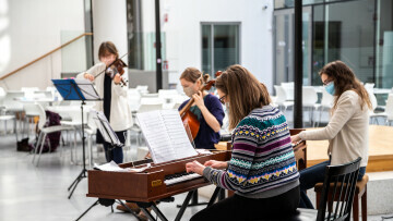 Studerande inom barockmusik