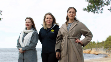 Mira Valkjärvi, Malin Fleen och Ida Britta Petrelius