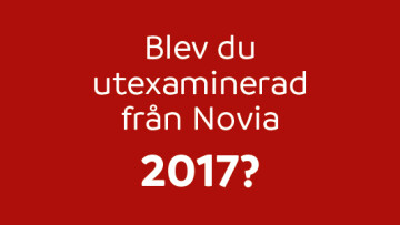 Utexaminerad 2017 nyhet