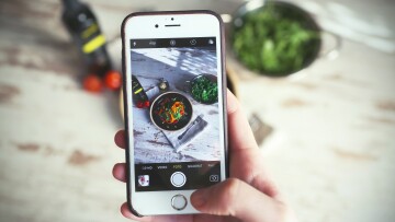 Matbild fotat med telefon