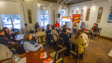 vetenskapskarnevalen 2023, loftet, projektet ung i förening. Foto Kai Martonen