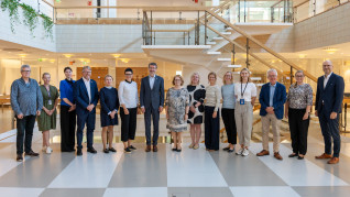 Marc Lemaitren vierailun ryhmakuva 3