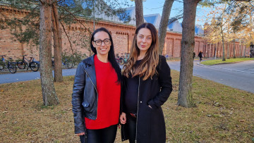 Marianne Korvo och Sandra Oster