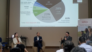 Jorge presenting at COP16 Biodiversity Summit 2024