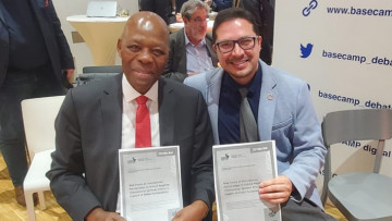 Phumelele Stone Sizani and Jorge Gomez parades