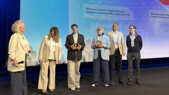 Robocoast tar emot Digital Maturity prize i Bryssel juni 2026