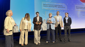 Robocoast tar emot Digital Maturity prize i Bryssel juni 2026