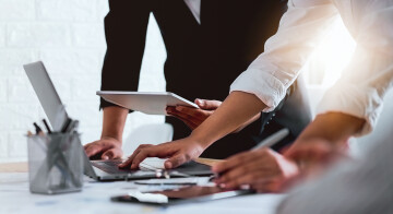 Jobb med dator och ipad