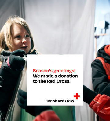 Seasons Greetings donation mobile