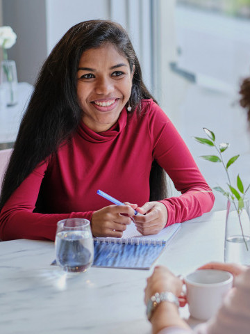 Studerande vid kafe 3