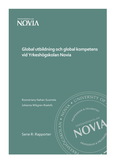  Serie R 3/2022: Global utbildning och global kompetens vid Yrkeshögskolan Novia 