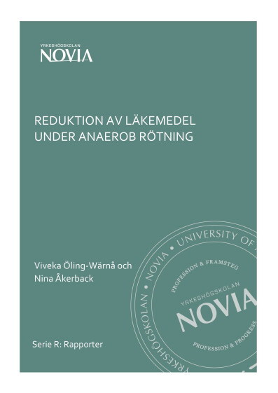  Serie R 6/2022: Reduktion av läkemedel under anaerob rötning