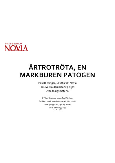 Serie L 1/2022: Ärtoröta, Paul Riesinger