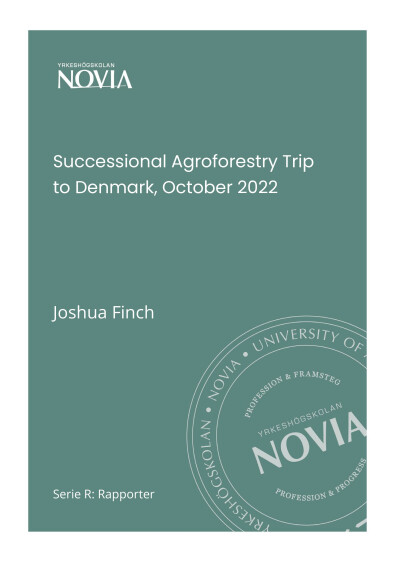 Serie R 2/2023: Successional Agroforestry Trip to Denmark October 2022 Finch