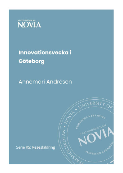 Serie RS 11/2023 Innovationsvecka i Göteborg 