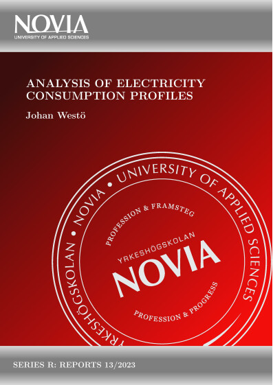 Serie R 13/2023 Analysis of electricity consumption profiles