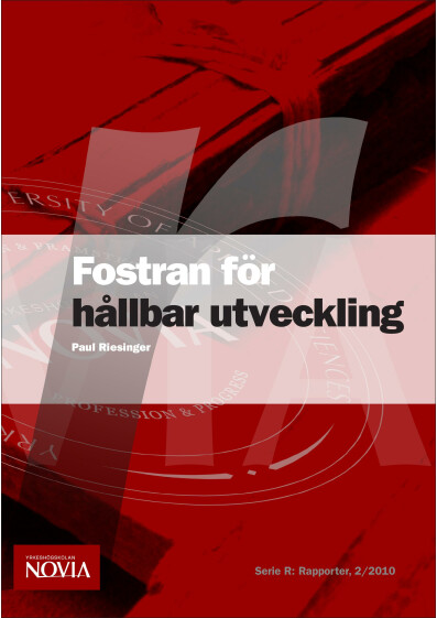 Serie R 2/2010: Fostran för hållbar utveckling