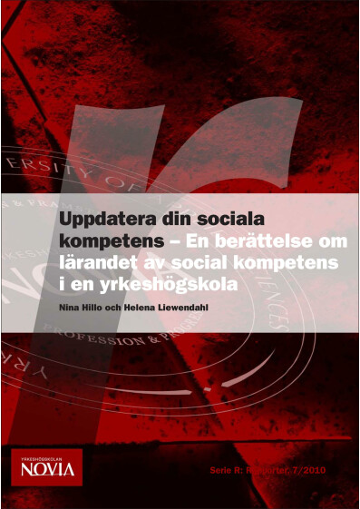 Serie R: Uppdatera din sociala komptetens 7/2010
