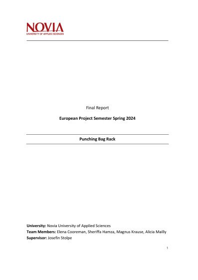 Spring 2024 Punching Bag Rack