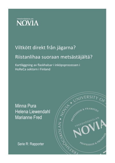 Serie R 4/2019: Viltkött direkt från jägarna? Ristilihaa suoraan metsästäjältä
