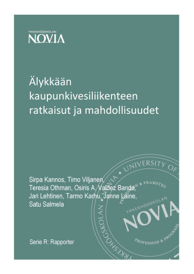 Serie R 5/2019: Älykkään kaupunkivesiliikenteen ratkaisut ja mahdollisuudet 