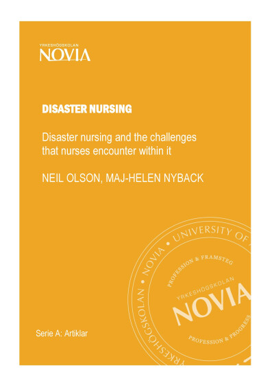 Serie A 1/2019: Disaster Nursing