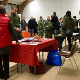Studiemässan vid Nylands Brigad i februari 2018